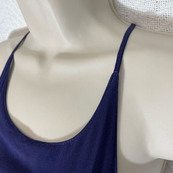 Francescas ALYA Ombre Summer Dress Size M Tiered Shark Bite Embroidery Racerback - Picture 5 of 15